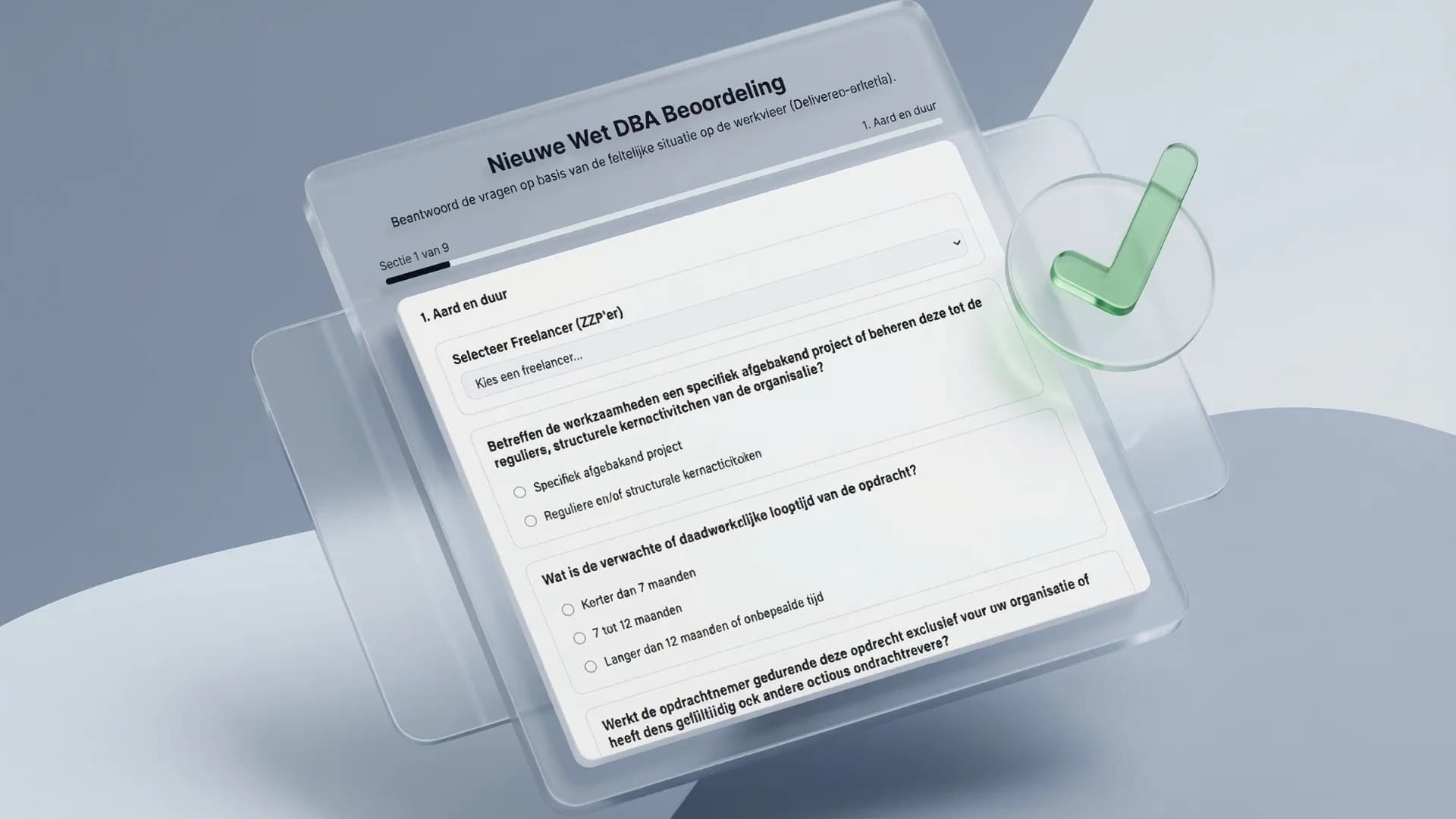 DossierDicht 30-vragen wizard interface